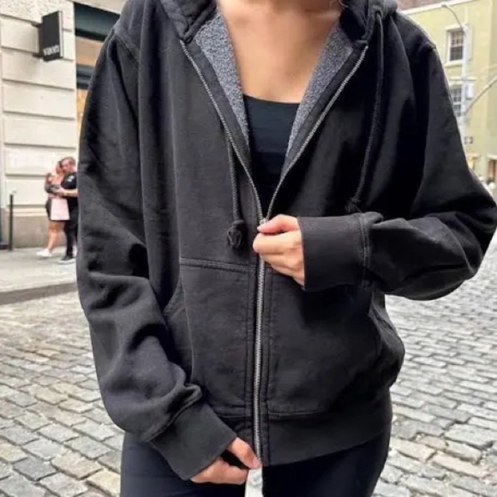 Brandy Melville Black Christy Hoodie